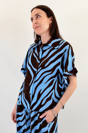 Camicia fantasia zebrata