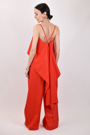 Top fazzoletto con punte