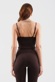 Top crop punto milano