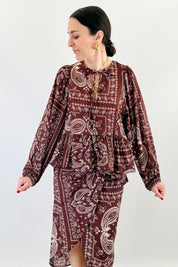 Blusa fantasia bandana