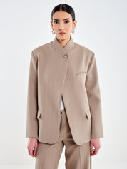 Giacca coreana gessata