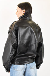 Giubbotto ecopelle martellata