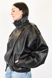 Giubbotto ecopelle martellata