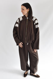 Pantalone jogger con bande