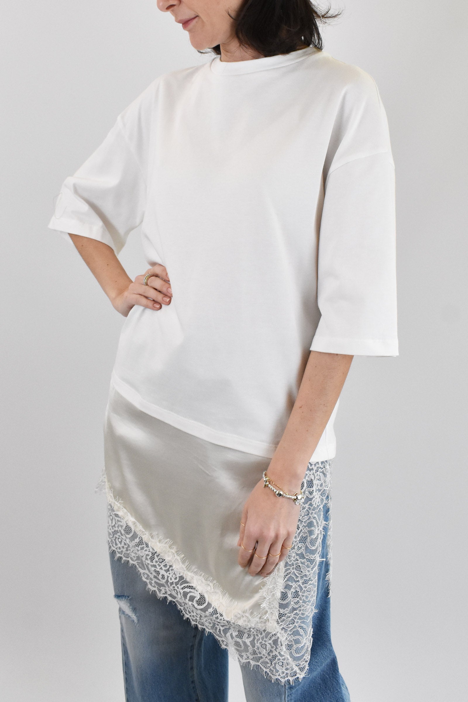 T-shirt bordo lingerie