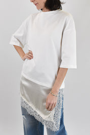 T-shirt bordo lingerie